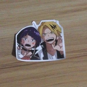 anime boy and girl sticker